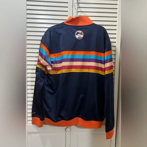 Coogi Y2K Striped Mountain Jacket Embroidered Rare - Picture 3 of 13